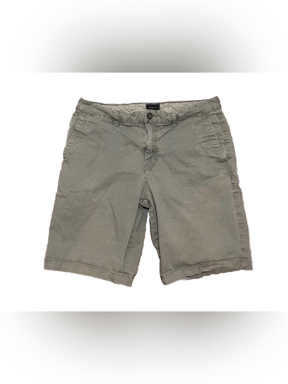 7Diamonds Geometric Gray Shorts Men’s Size 32 Cotton Stretch Golf Golfing Chino